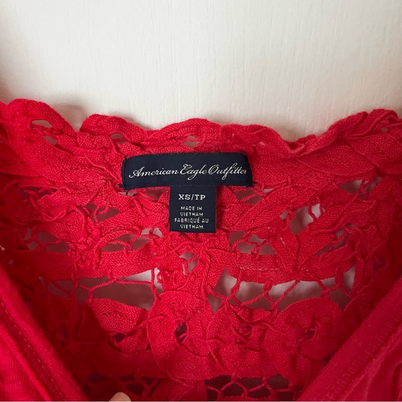 American eagle size xs tank with lace back - Picture 4 of 4
